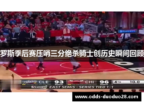 罗斯季后赛压哨三分绝杀骑士创历史瞬间回顾