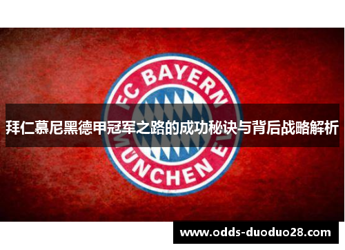 拜仁慕尼黑德甲冠军之路的成功秘诀与背后战略解析